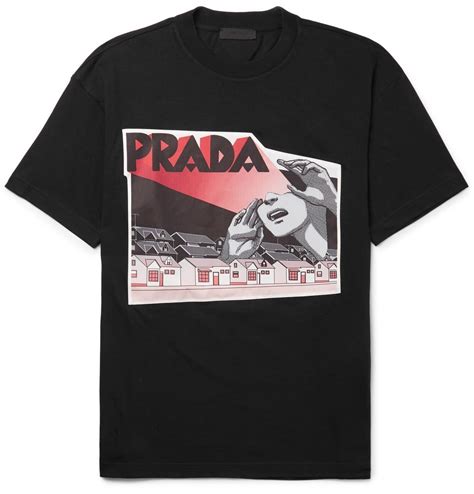 prada graphic tee